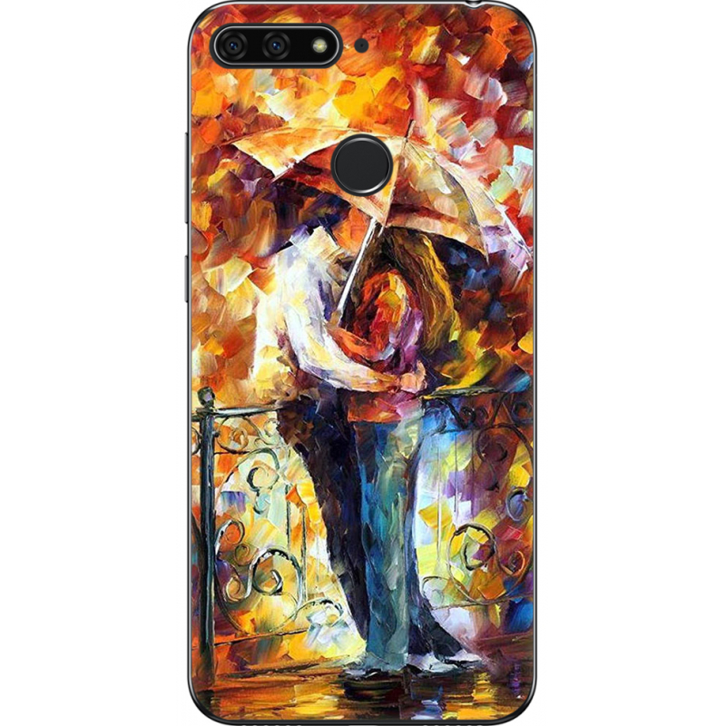 Чехол U-print Honor 7c Kiss Under Umbrella