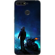 Чехол U-print Honor 7c Motorcyclist