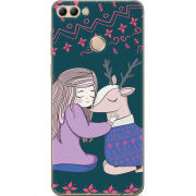 Чехол U-print Huawei Y9 2018 Girl and deer