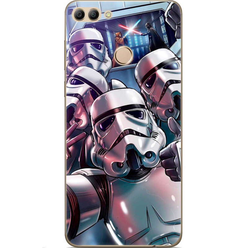 Чехол U-print Huawei Y9 2018 Stormtroopers