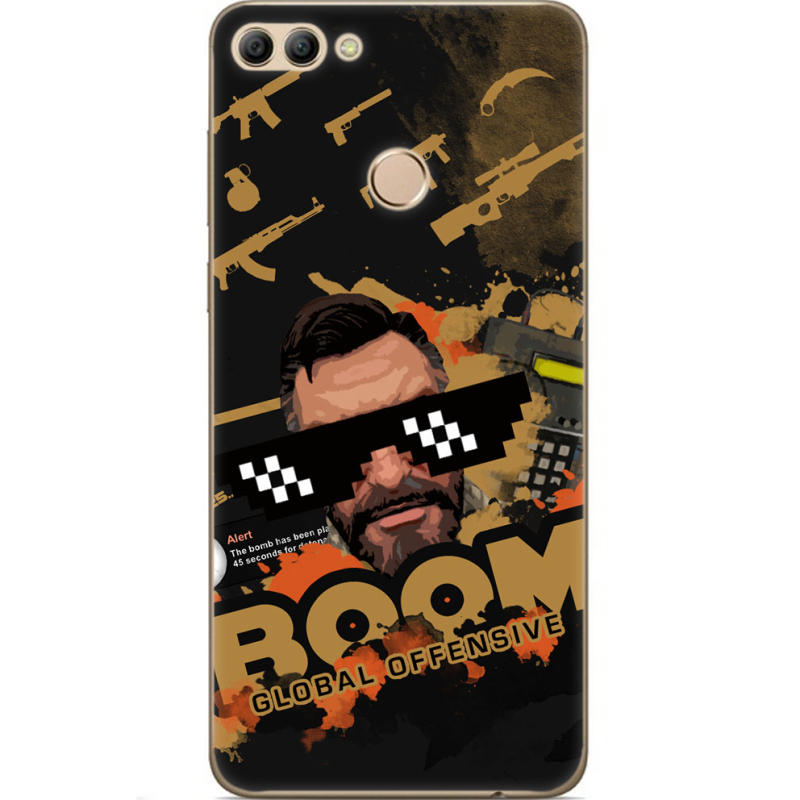 Чехол U-print Huawei Y9 2018 CS:Go C4