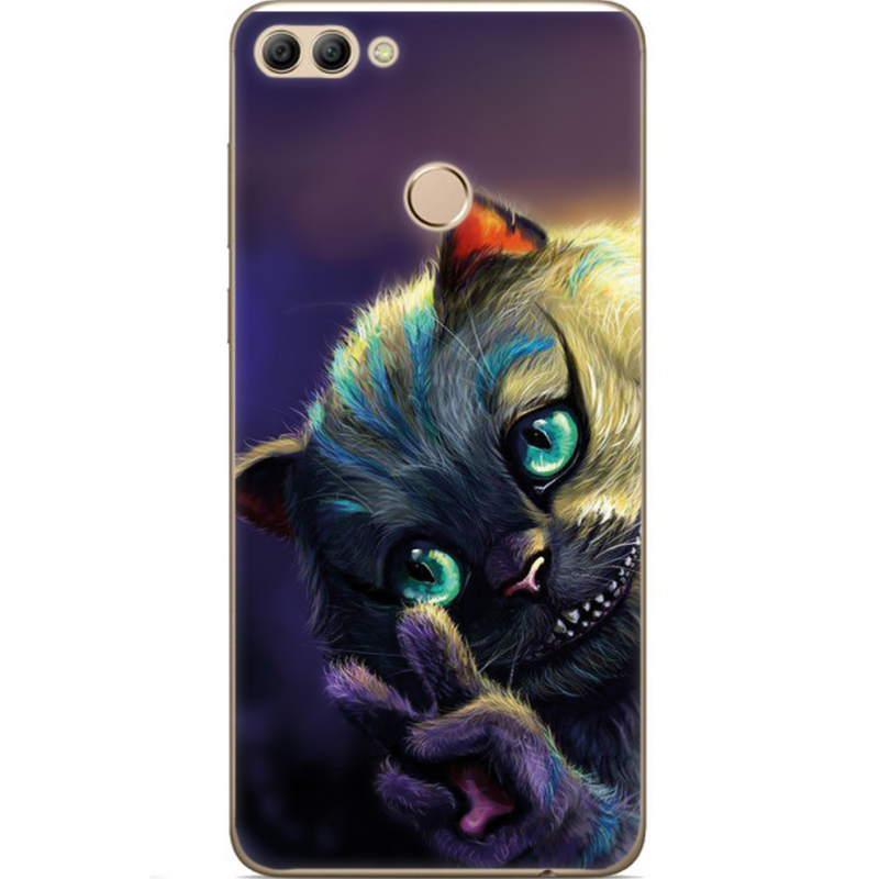 Чехол U-print Huawei Y9 2018 Cheshire Cat