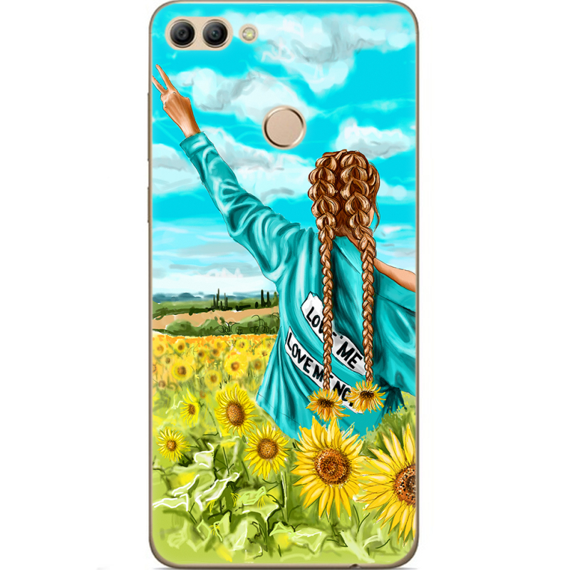 Чехол U-print Huawei Y9 2018 Love Me, Love Me Not