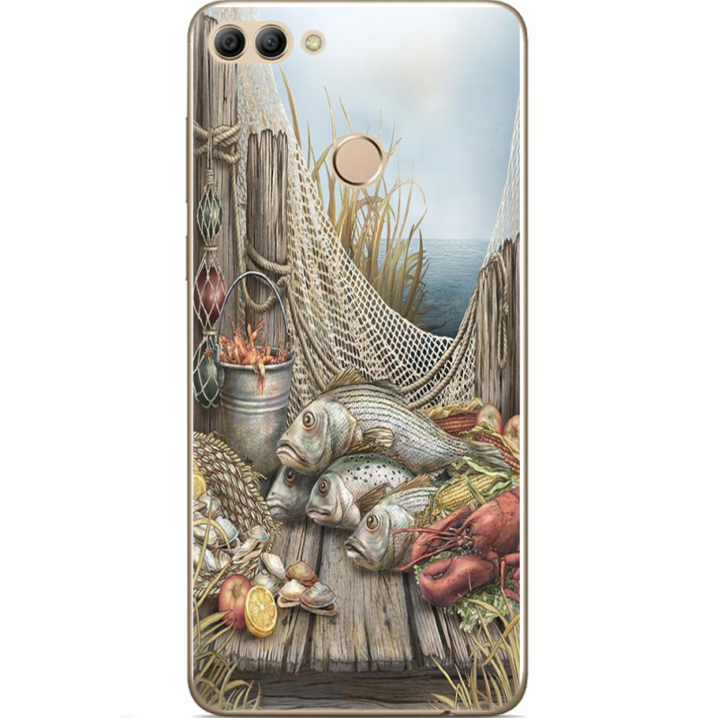 Чехол U-print Huawei Y9 2018 Удачная рыбалка