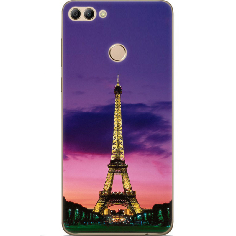 Чехол U-print Huawei Y9 2018 Полночь в Париже