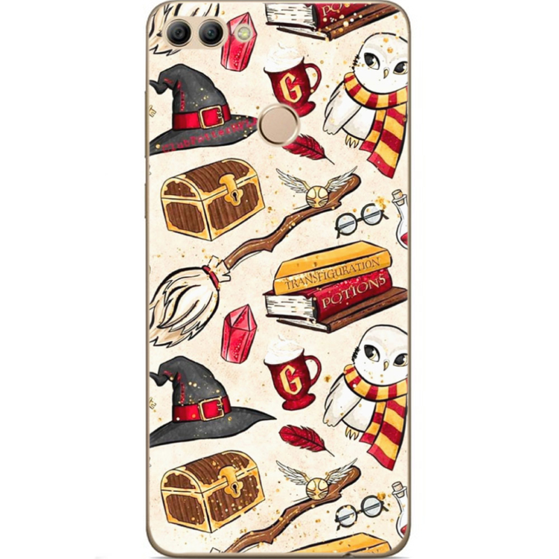 Чехол U-print Huawei Y9 2018 Magic Items
