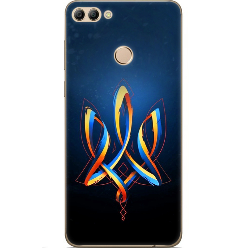 Чехол U-print Huawei Y9 2018 Ukrainian Emblem