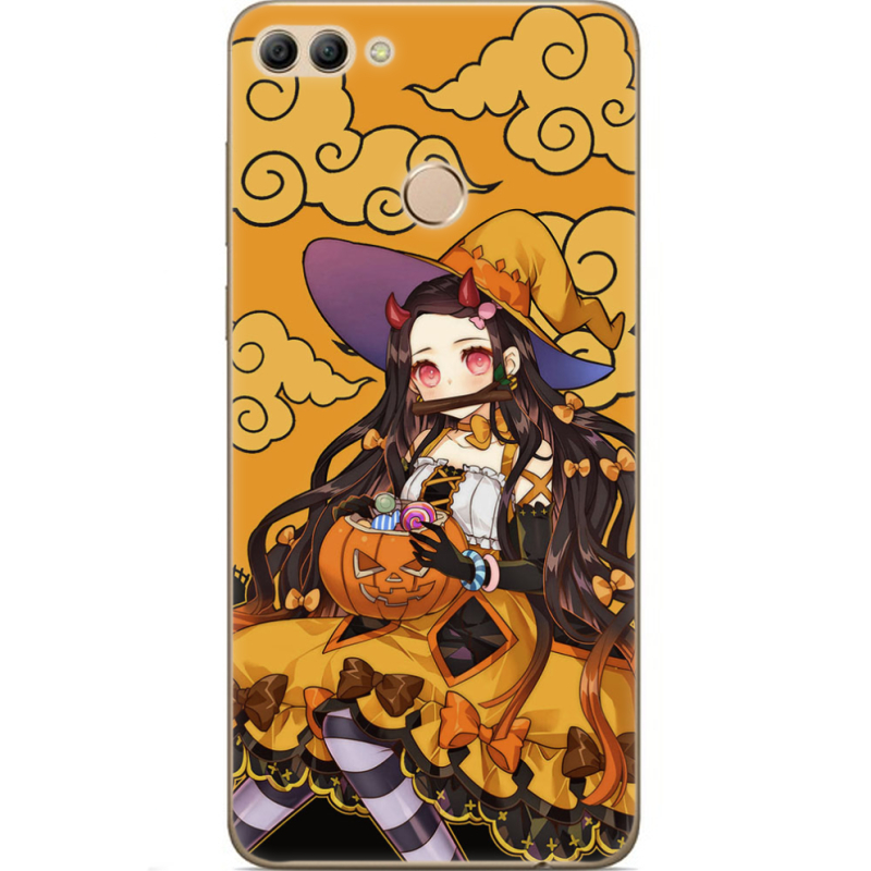 Чехол U-print Huawei Y9 2018 Kamado Nezuko Halloween