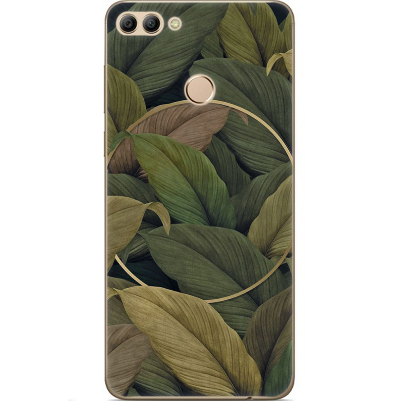 Чехол U-print Huawei Y9 2018 Leaf