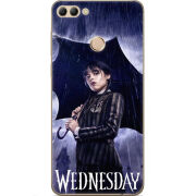 Чехол U-print Huawei Y9 2018 Wednesday Addams