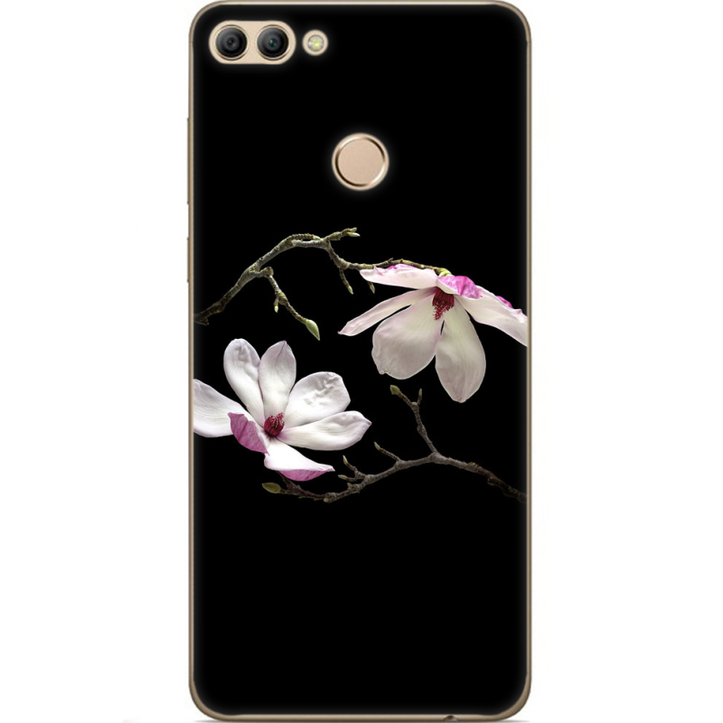 Чехол U-print Huawei Y9 2018 Ночные Магнолии