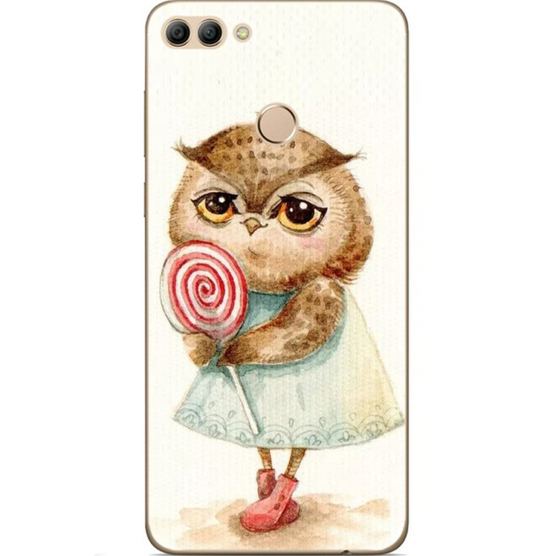 Чехол U-print Huawei Y9 2018 Совушка