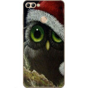 Чехол U-print Huawei Y9 2018 Christmas Owl