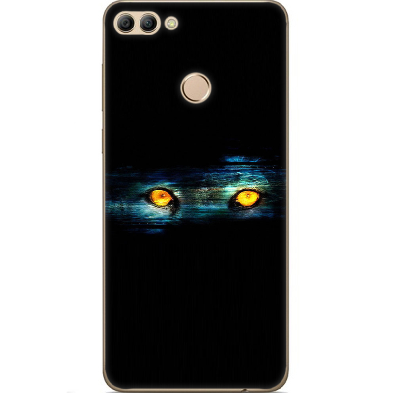 Чехол U-print Huawei Y9 2018 Eyes in the Dark