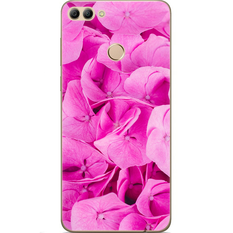 Чехол U-print Huawei Y9 2018 Pink Flowers