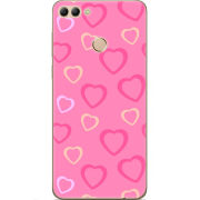 Чехол U-print Huawei Y9 2018 Sugar Hearts