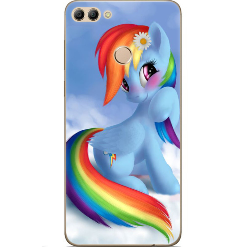 Чехол U-print Huawei Y9 2018 My Little Pony Rainbow Dash