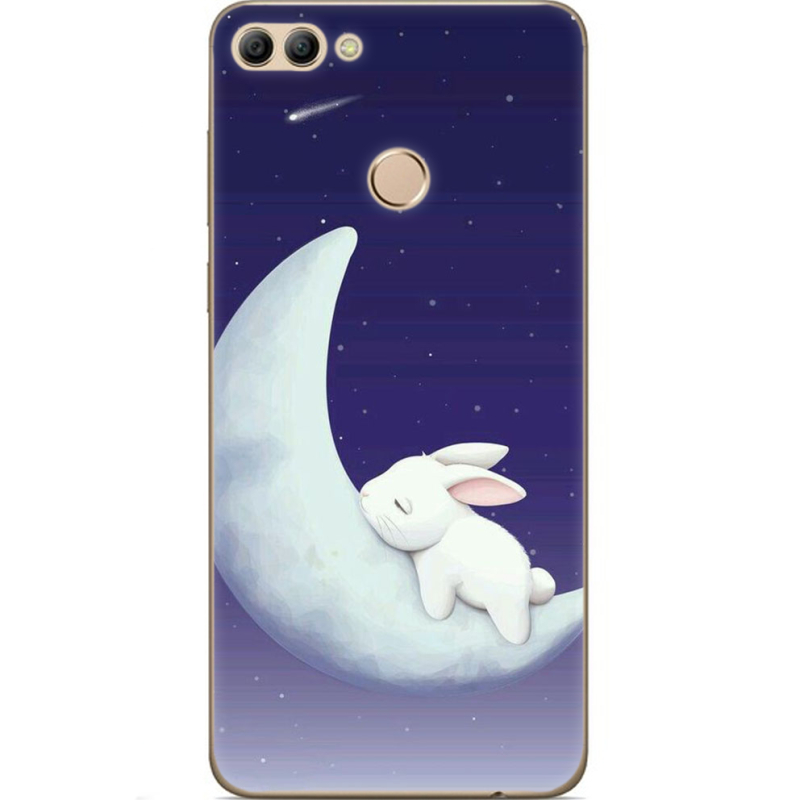 Чехол U-print Huawei Y9 2018 Moon Bunny