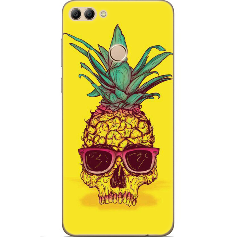 Чехол U-print Huawei Y9 2018 Pineapple Skull
