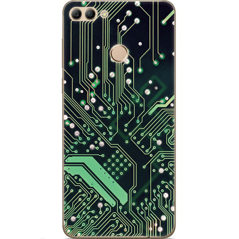 Чехол U-print Huawei Y9 2018 Microchip