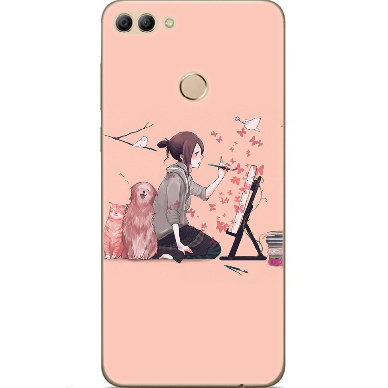 Чехол U-print Huawei Y9 2018 