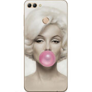 Чехол U-print Huawei Y9 2018 Marilyn Monroe Bubble Gum