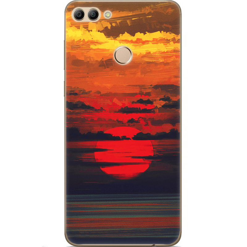 Чехол U-print Huawei Y9 2018 Calm Before the Storm