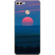 Чехол U-print Huawei Y9 2018 Cold Red Light