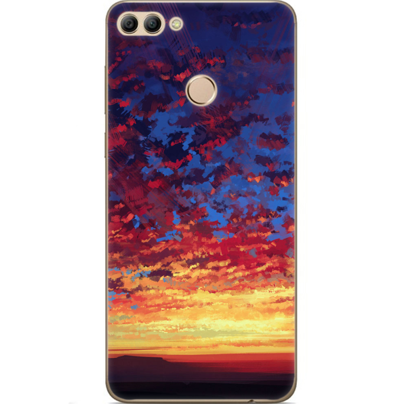 Чехол U-print Huawei Y9 2018 Draw Breath