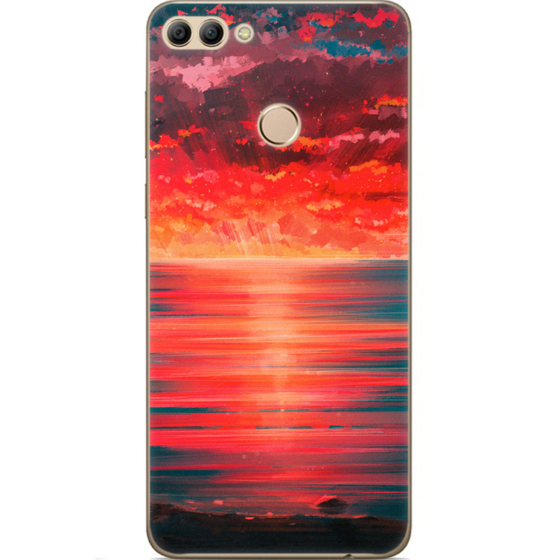 Чехол U-print Huawei Y9 2018 Seaside b