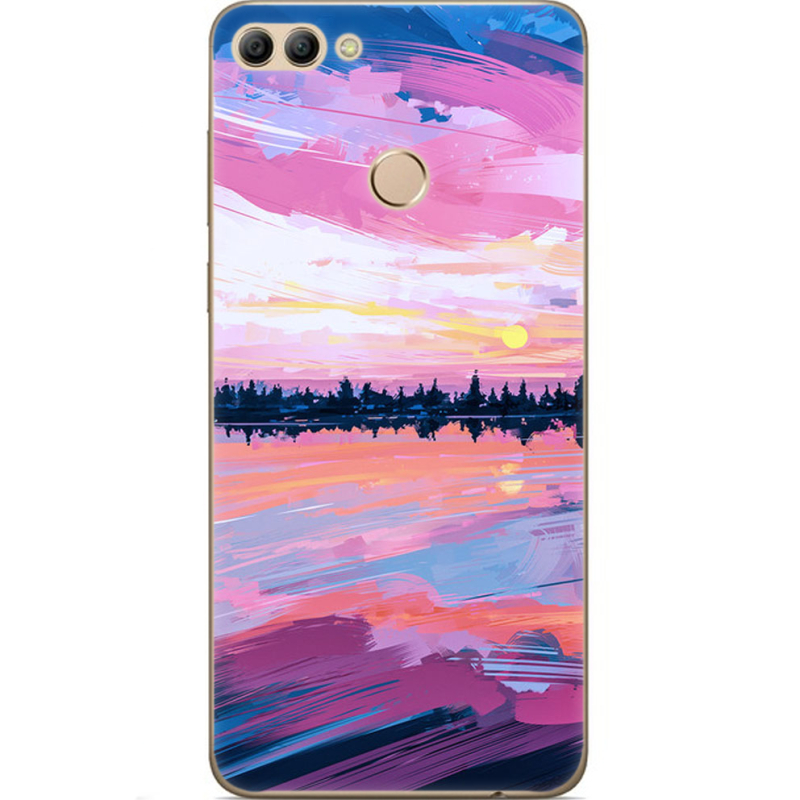 Чехол U-print Huawei Y9 2018 Sky Mirror