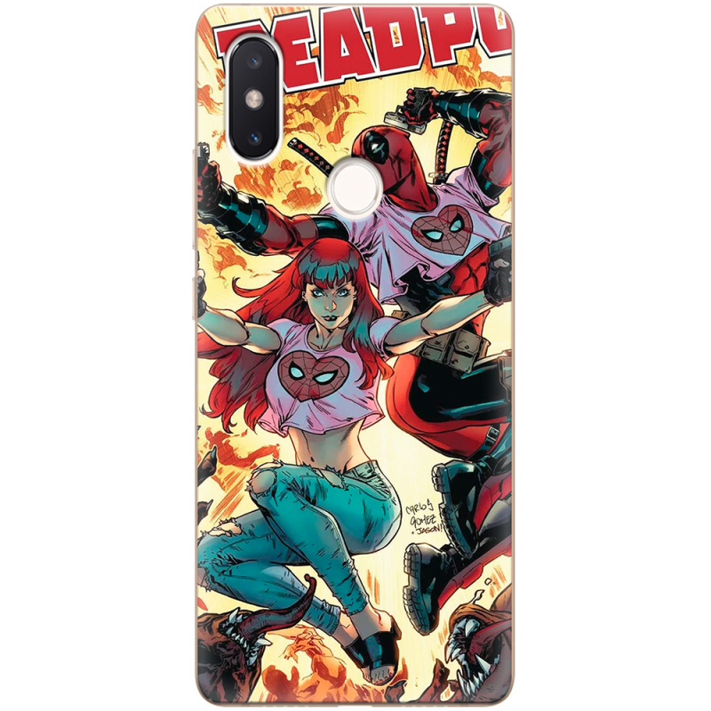 Чехол Uprint Xiaomi Mi 8 SE Deadpool and Mary Jane