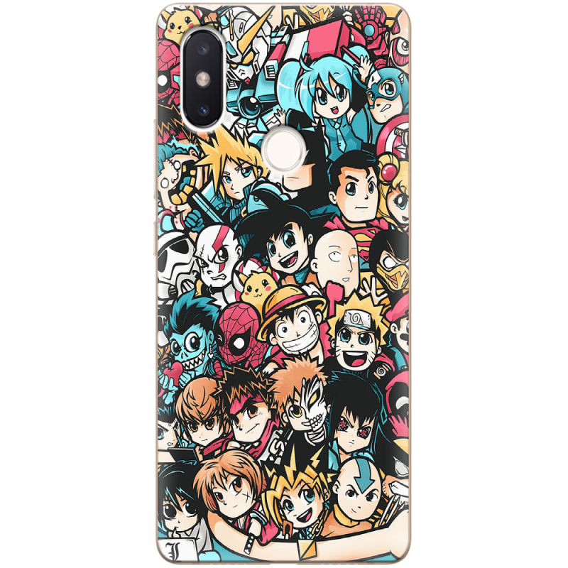 Чехол Uprint Xiaomi Mi 8 SE Anime Stickers