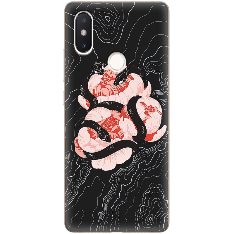 Чехол Uprint Xiaomi Mi 8 SE Snake Rose