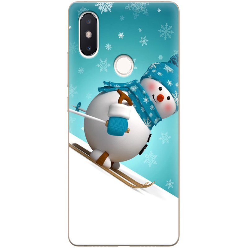 Чехол Uprint Xiaomi Mi 8 SE Skier Snowman