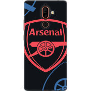 Чехол U-print Nokia 7 Plus Football Arsenal