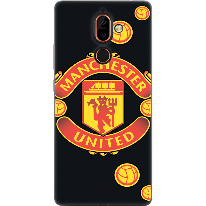 Чехол U-print Nokia 7 Plus FC Manchester-U