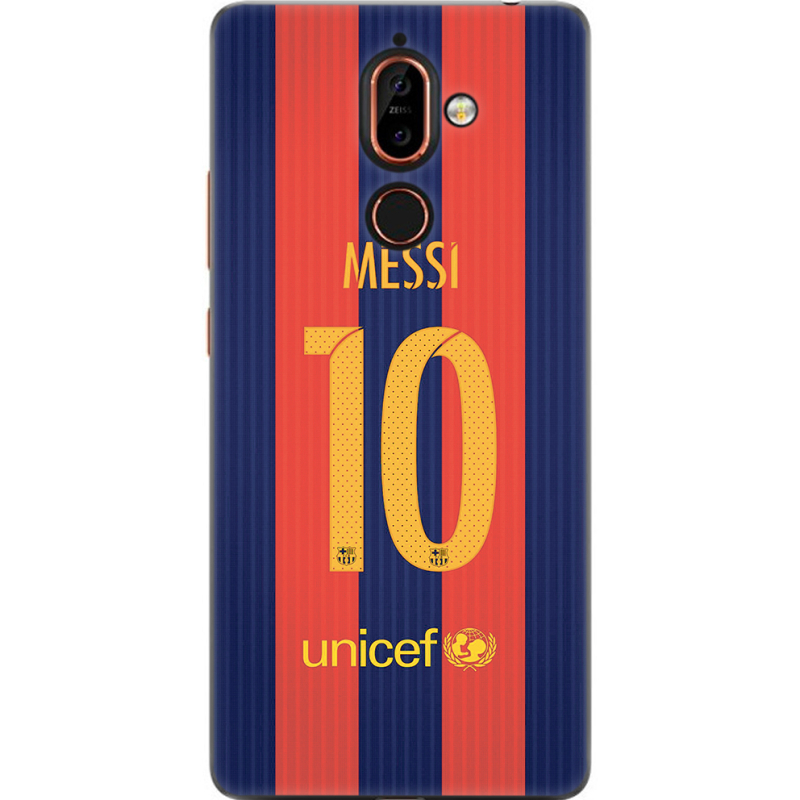 Чехол U-print Nokia 7 Plus Messi 10