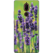 Чехол U-print Nokia 7 Plus Green Lavender