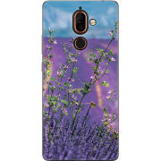 Чехол U-print Nokia 7 Plus Lavender Field