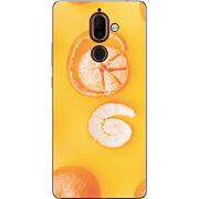 Чехол U-print Nokia 7 Plus Yellow Mandarins