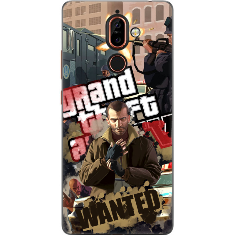 Чехол U-print Nokia 7 Plus GTA 4