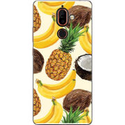 Чехол U-print Nokia 7 Plus Tropical Fruits