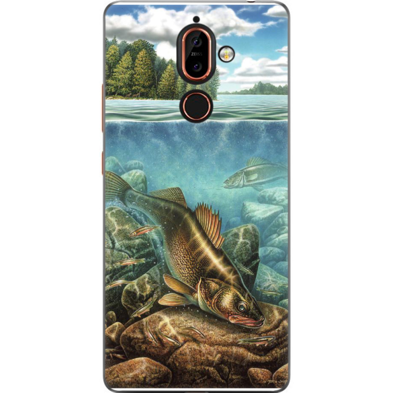 Чехол U-print Nokia 7 Plus Freshwater Lakes