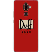 Чехол U-print Nokia 7 Plus Duff beer
