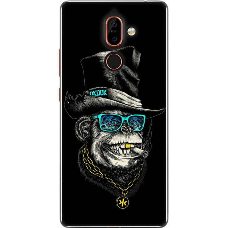 Чехол U-print Nokia 7 Plus Rich Monkey