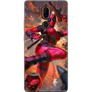 Чехол U-print Nokia 7 Plus Woman Deadpool