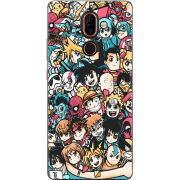 Чехол U-print Nokia 7 Plus Anime Stickers