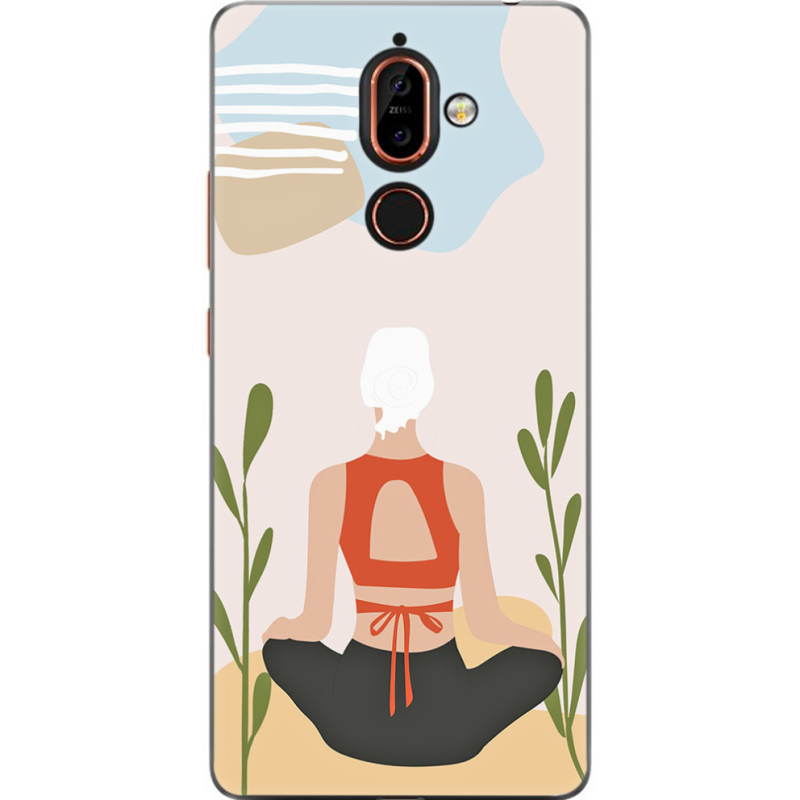 Чехол U-print Nokia 7 Plus Yoga Style