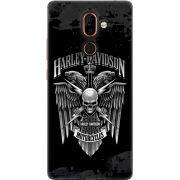 Чехол U-print Nokia 7 Plus Harley Davidson